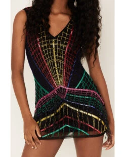 Any Old Iron Women's Multicolored Beaded Dress -Modern Fashion Sales 2000384068 001 P4