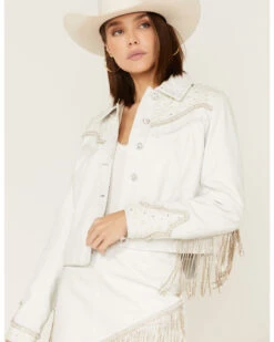 Boot Barn X Double D Women's Exclusive Rhinestone & Fringe Bridal Jacket -Modern Fashion Sales 2000384335 100 P1