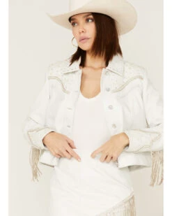 Boot Barn X Double D Women's Exclusive Rhinestone & Fringe Bridal Jacket -Modern Fashion Sales 2000384335 100 P2