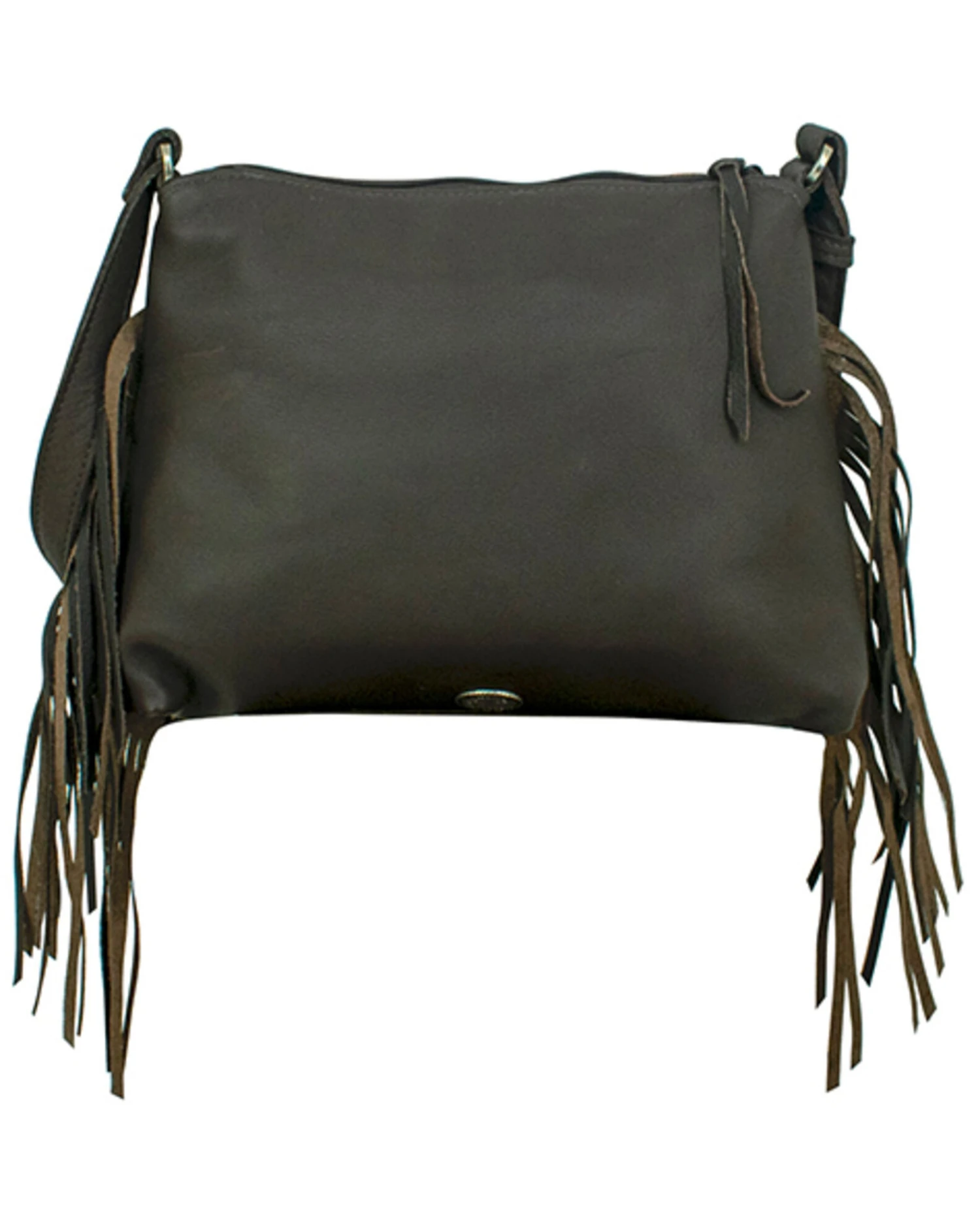 American West Women's Southwestern Tapestry Fringe Shoulder Bag 3 American West Women's Southwestern Tapestry Fringe Shoulder Bag - Image 3