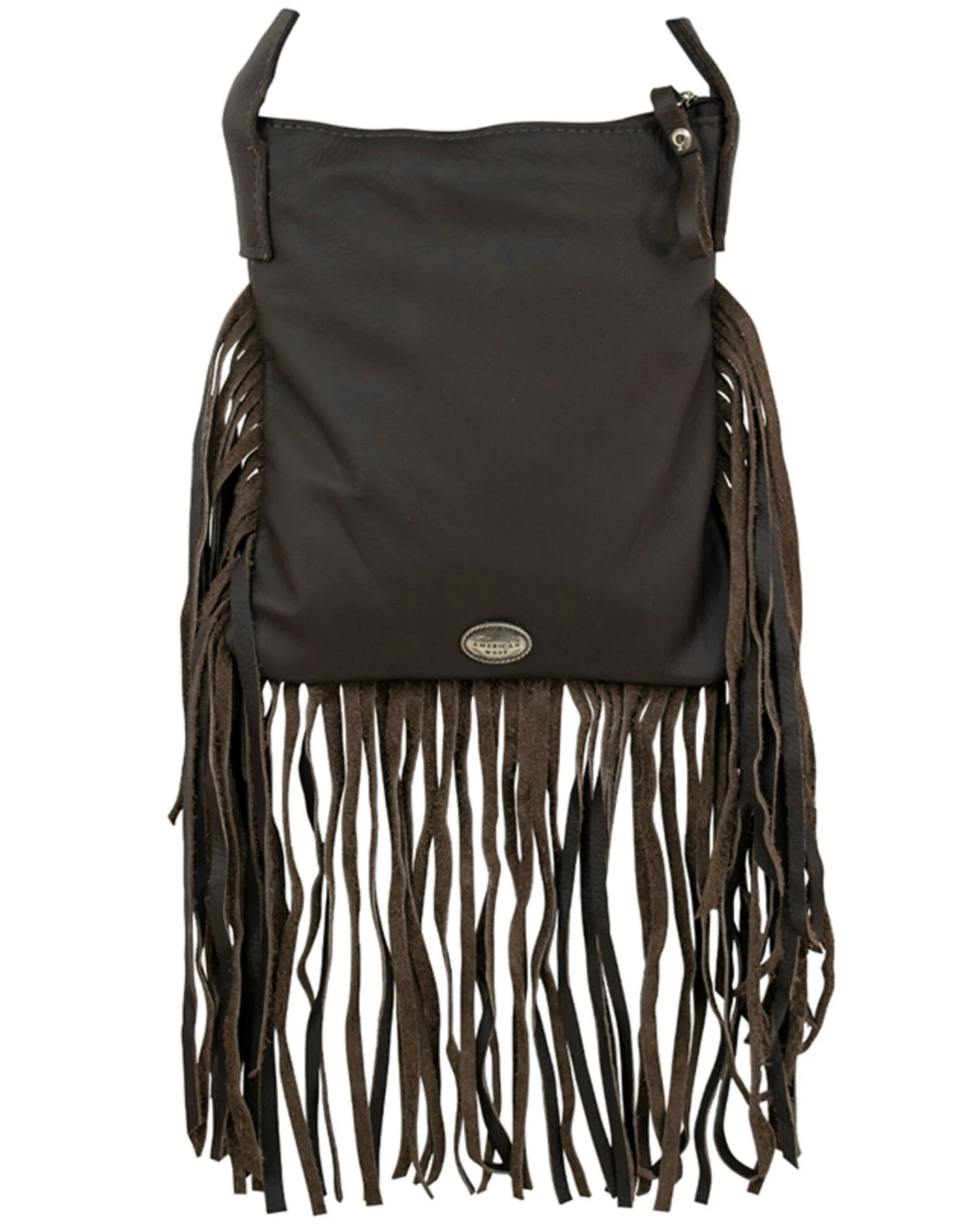 American West Women's Brindle-Hair On Fringe Handbag 1 American West Women's Brindle-Hair On Fringe Handbag