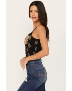 Idyllwind Women's Jessamine Embroidered Smocked Back Crop Top -Modern Fashion Sales 2000386121 001 P3