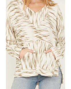 Cleo + Wolf Women's Space-Dye Baja Hoodie -Modern Fashion Sales 2000386288 110 P3