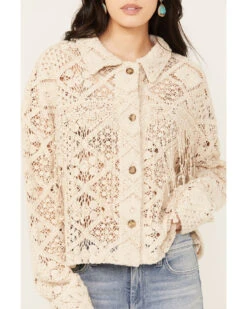 Miss Me Women's Crochet Shacket -Modern Fashion Sales 2000387324 250 P3