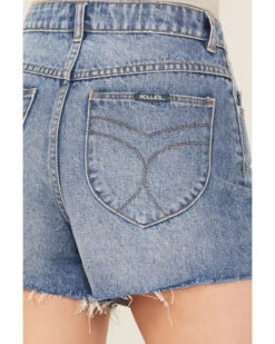 Rolla's Women's Medium Wash Vintage High Rise Stevie Shorts -Modern Fashion Sales 2000389494 414 P4