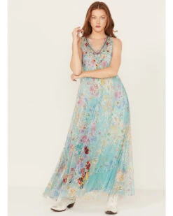 Johnny Was Women's Forever Flower Mesh Maxi Dress -Modern Fashion Sales 2000393531 900 P2