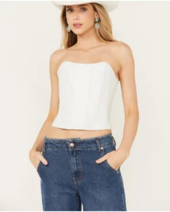 Boot Barn X Understated Leather Women's Louise Leather Bustier -Modern Fashion Sales 2000394750 100 P1