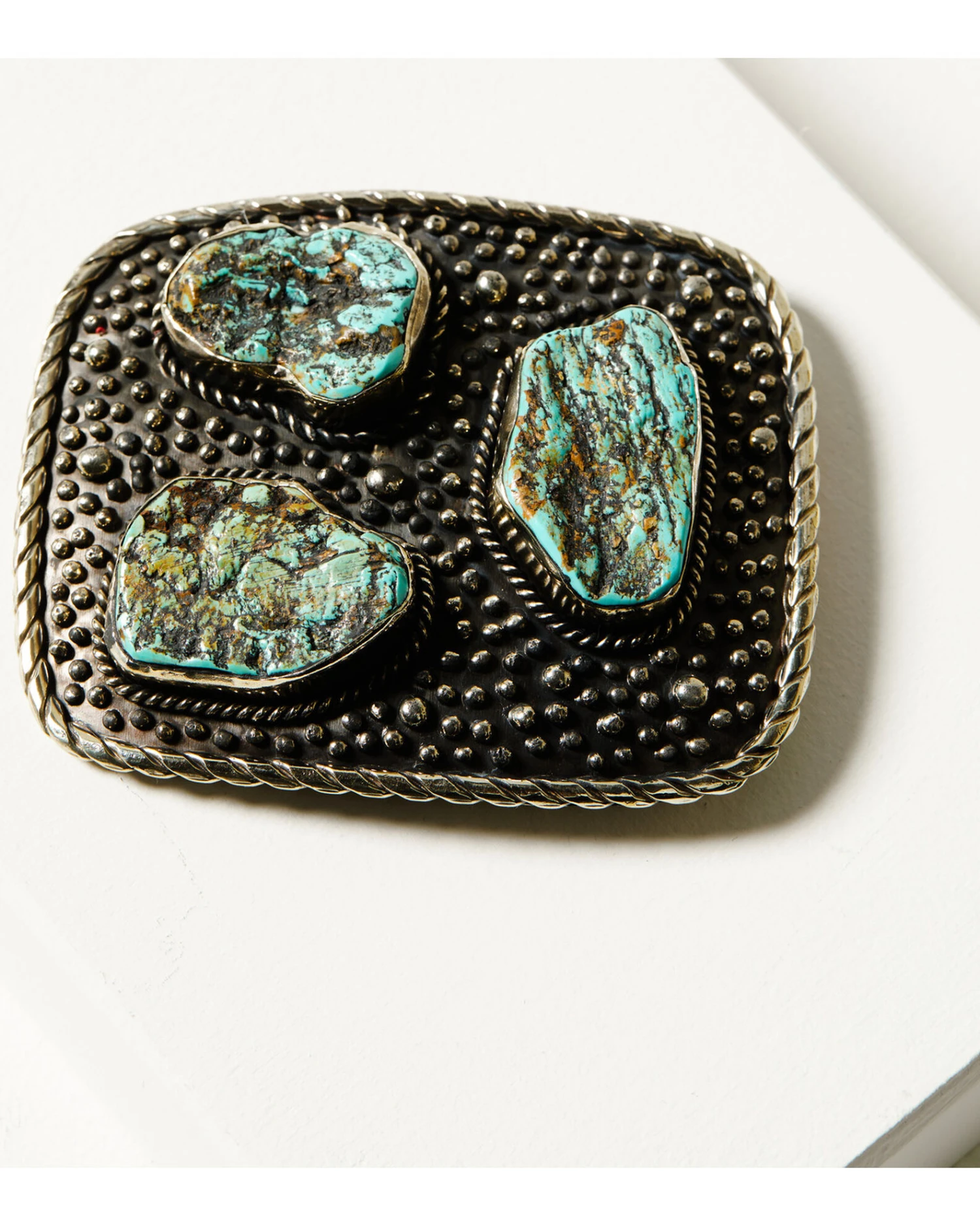 Paige Wallace Women's Turquoise Three Stone Buckle 3 Paige Wallace Women's Turquoise Three Stone Buckle - Image 3