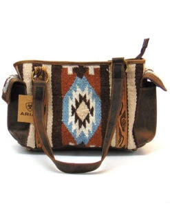 Ariat Women's Satchel Blanket Tooled Handbag -Modern Fashion Sales 2000396629 200 P1