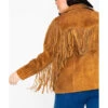 Liberty Wear Women's Suede Fringe Jacket - Plus