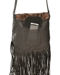 Kobler Leather Black Hand-Tooled Antique Finish Bag 12 Kobler Leather Black Hand-Tooled Antique Finish Bag -Modern Fashion Sales 2589S5 89 D3