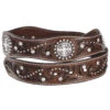 Ariat Scalloped Hand Tooled & Embellished Western Belt