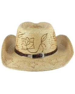 Shyanne Women's Floral Branded Straw Hat 9 Shyanne Women's Floral Branded Straw Hat -Modern Fashion Sales 281CJ8 22 D2